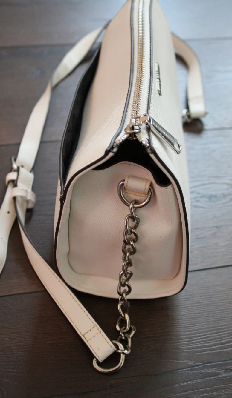 Steve Madden Cream Crossbody Bag
